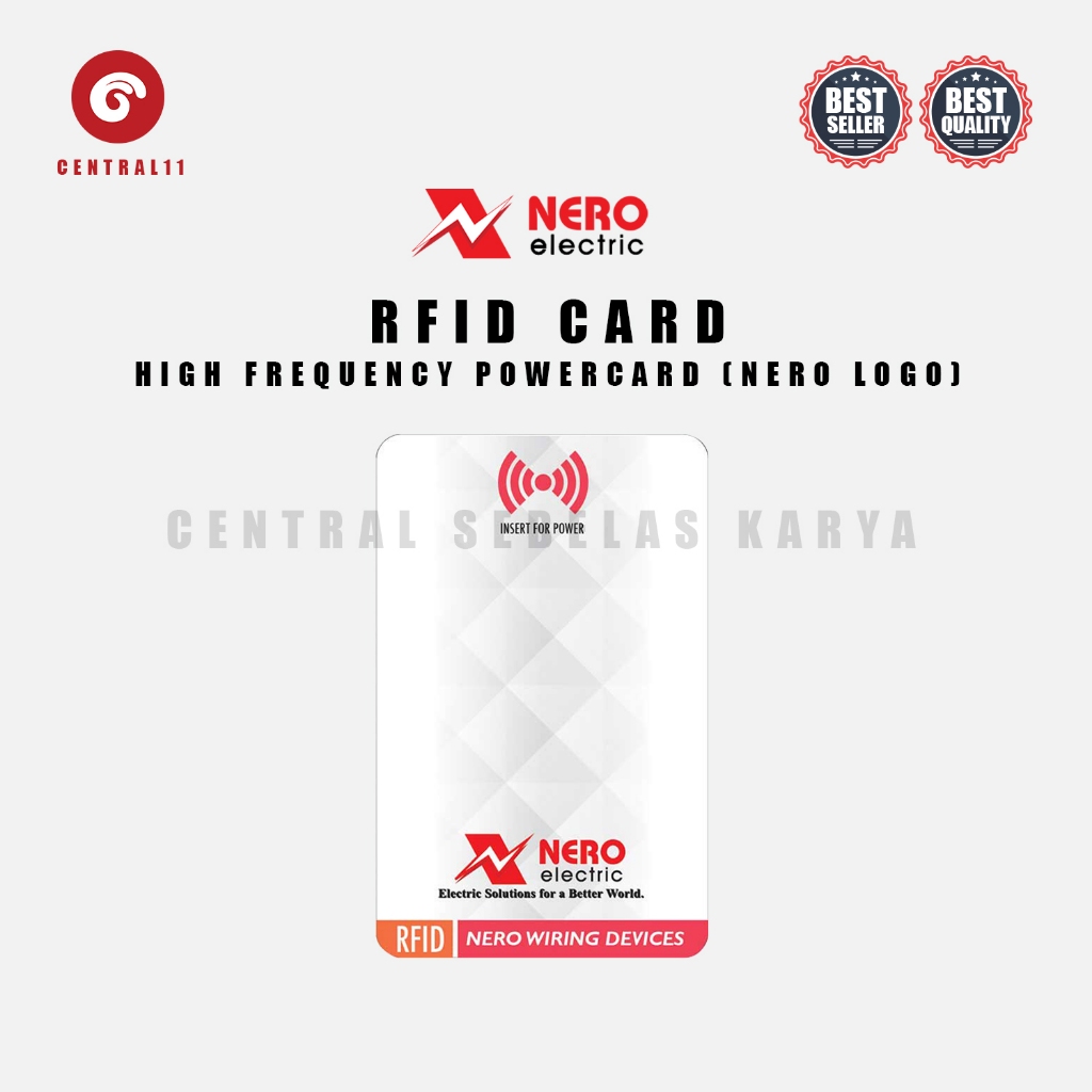 NERO Wiring Devices RFID Card HOTEL PROYEK