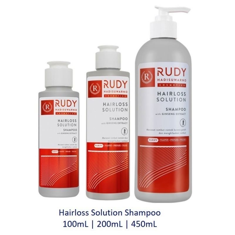 Rudy Hadisuwarno Hairloss Solution Shampoo / Rudy Hadisuwarno Sampo Rambut Rontok & Berkilau