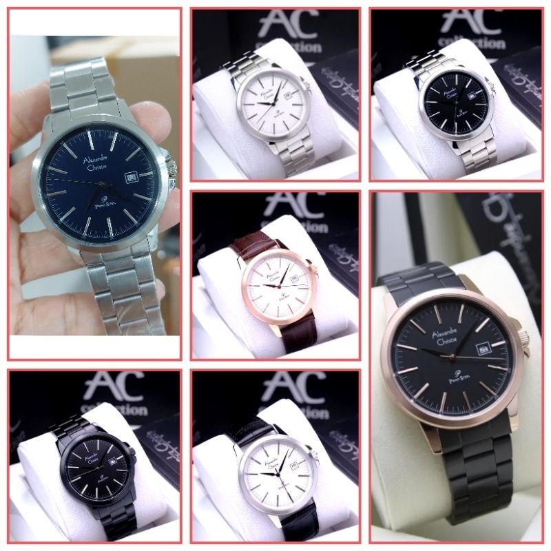 Alexandre Christie 1008 Jam Tangan Alexandre Christie Pria Original