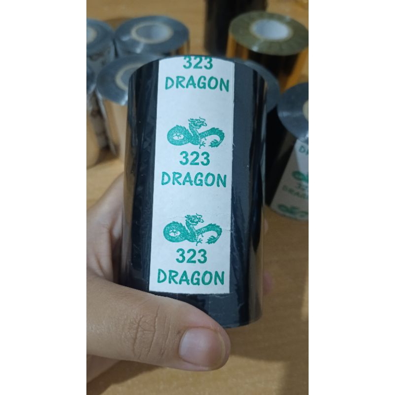 

Foil hotprint hot stamping poly embos Dragon 323