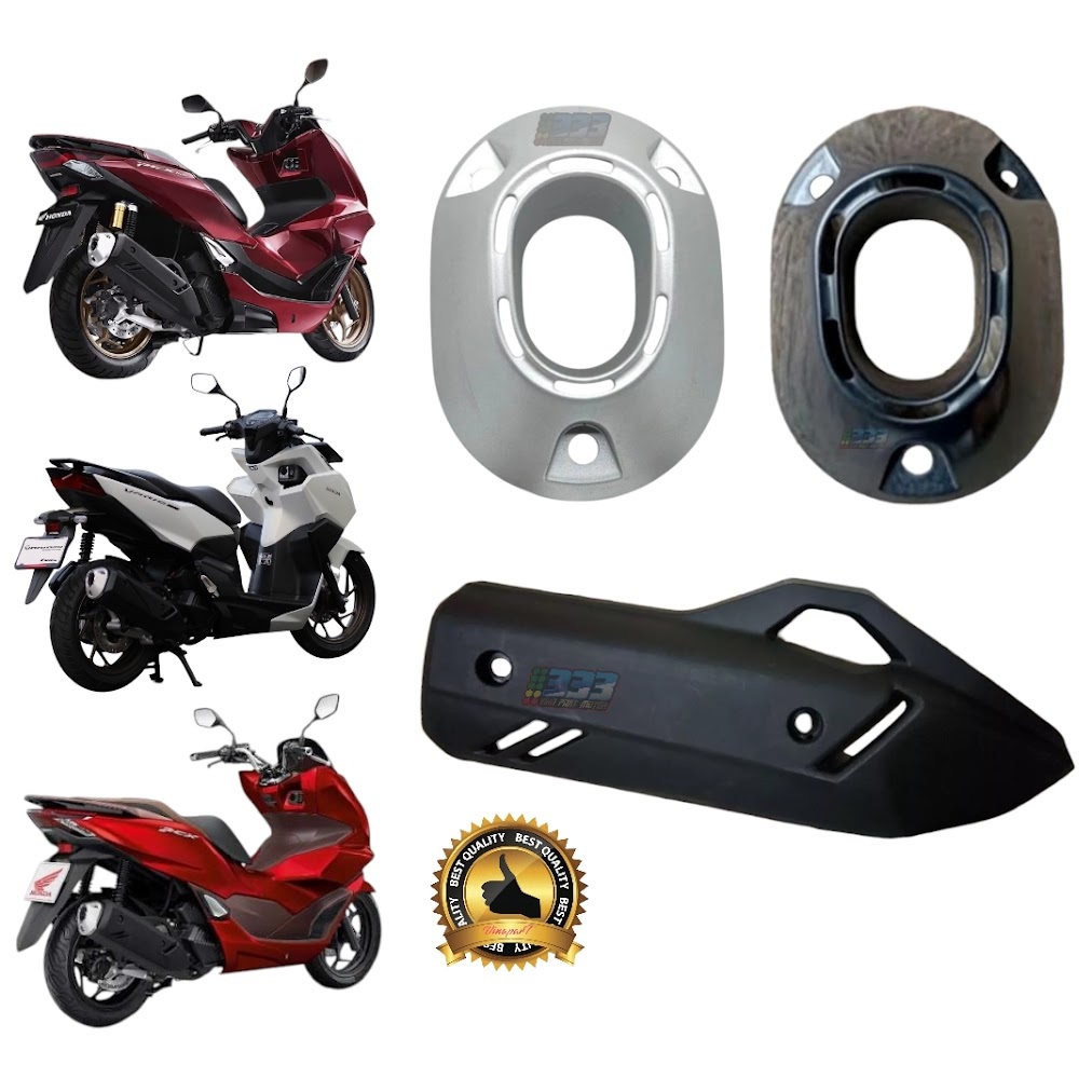 cover tutup knalpot pcx 160 moncong ujung knalpot belakang pcx 160 K1Z