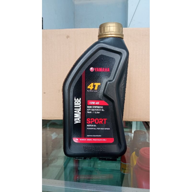 Oli Motor Yamalube Sport 1L 10W-40 Oli Motor Sport Yamaha R15 Vixion dll