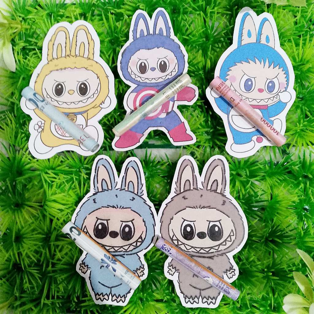 

(30pcs) Amplop Lebaran Sedotan Labubu Isi 30pcs