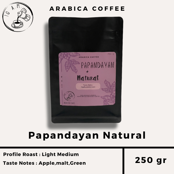

10AM ROASTERY - Kopi Arabika Papandayan Natural (250 gr)