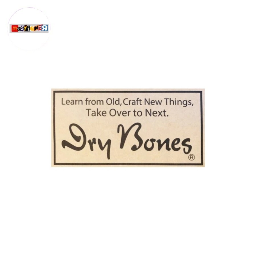 

sticker Dry Bones logo stiker japan