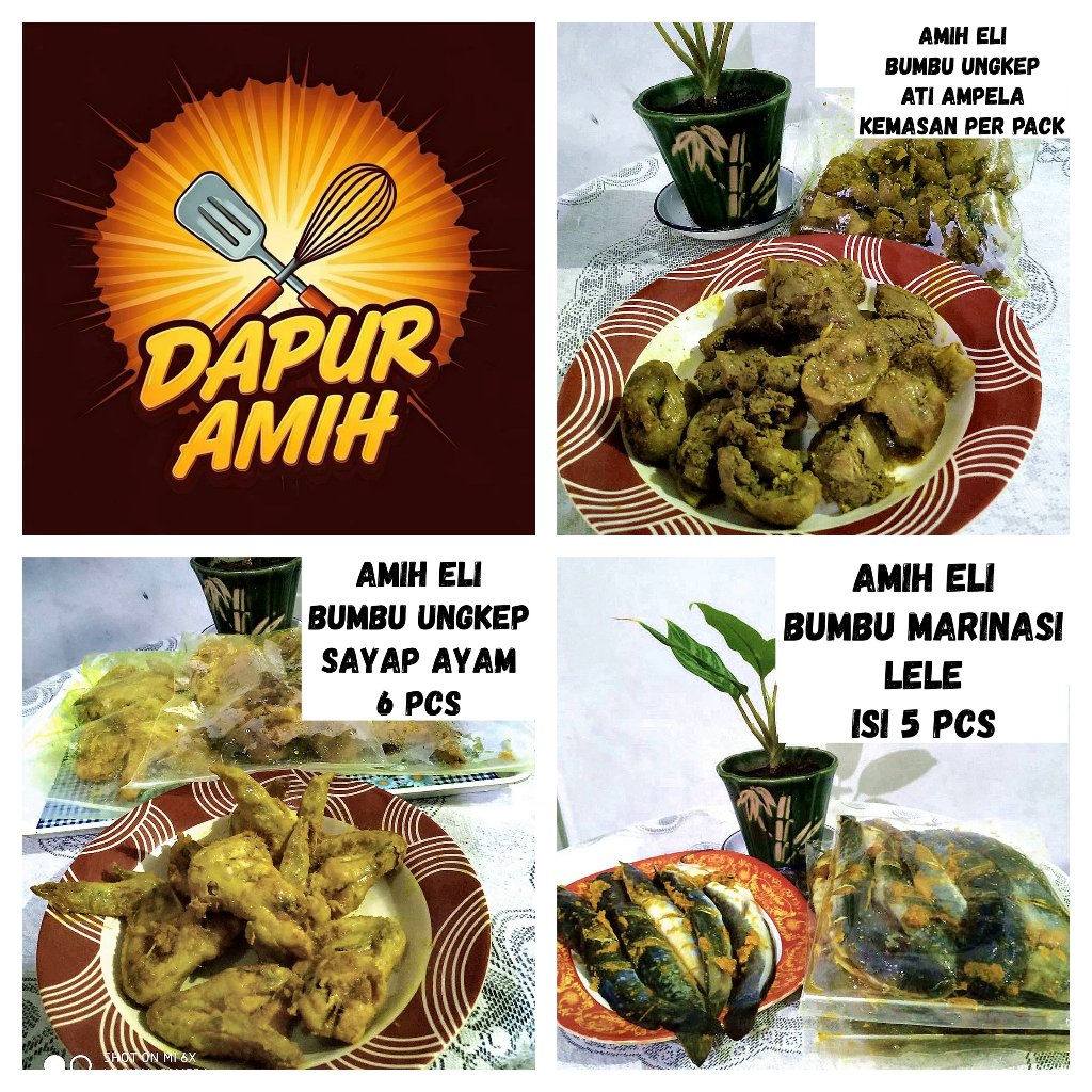 

Dapur Amih Bumbu Kuning Ayam Ungkep Marinasi Lele