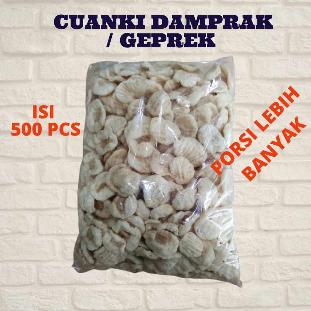 

Kerupuk Cuanki Dmprak Cuanky Geprek isi 250 Pcs
