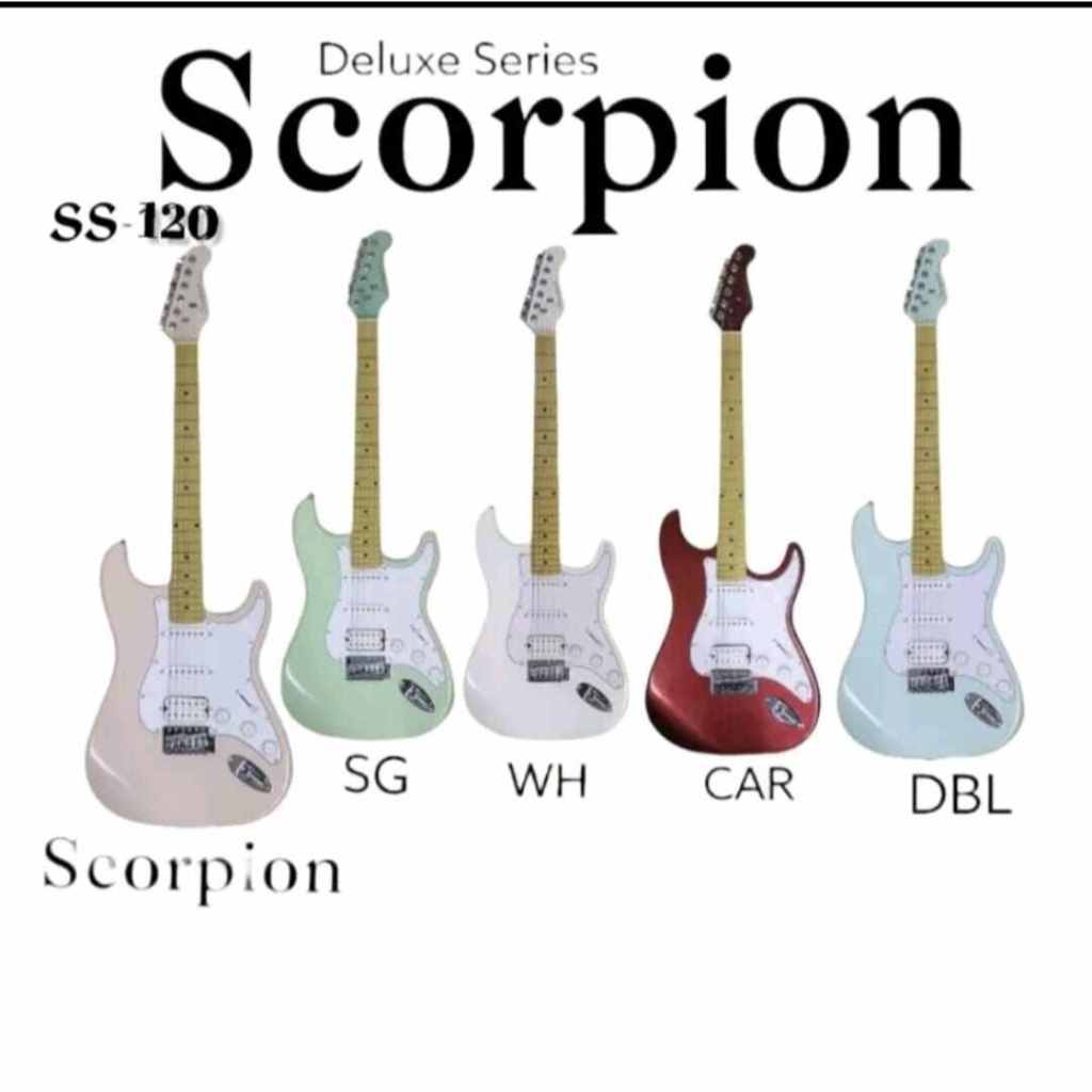 Scorpion SS120 HSS Stratocaster Electric Guitar