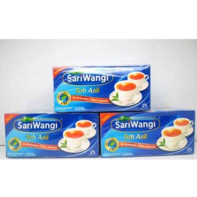 

Teh Celup Sariwangi Teh Hitam 100% Asli 25pcs