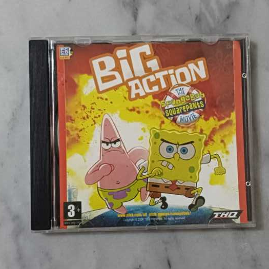 CD ROM GAMES BIG ACTION - SPONGEBOB SQUAREPANT