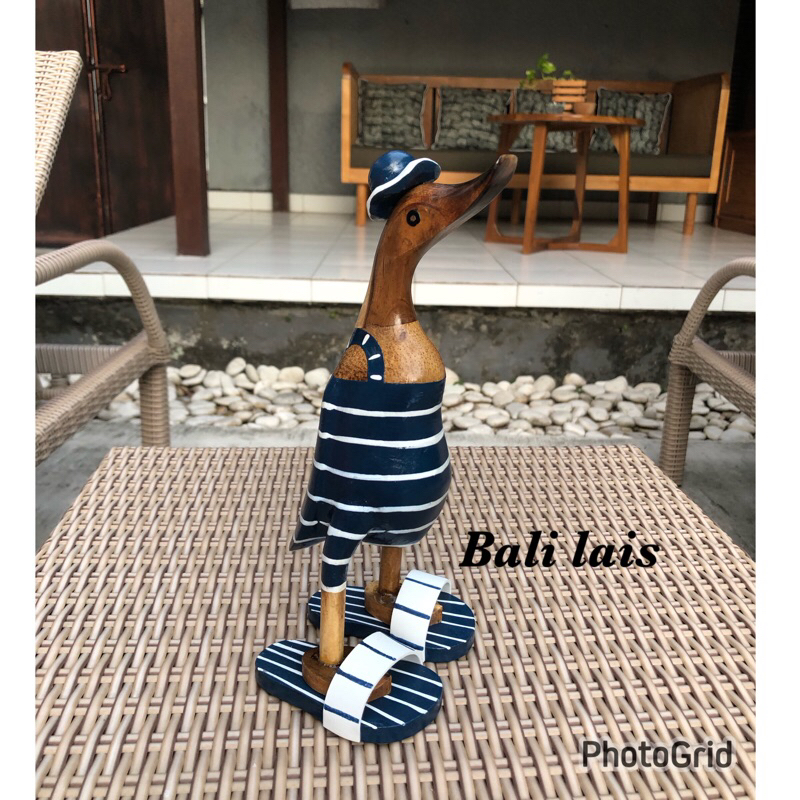 hiasan meja/dekorasi pajangan bebek/pajangan bebek kayu