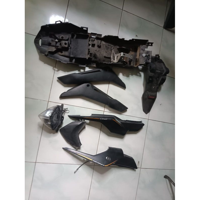 body set belakang cb150x
