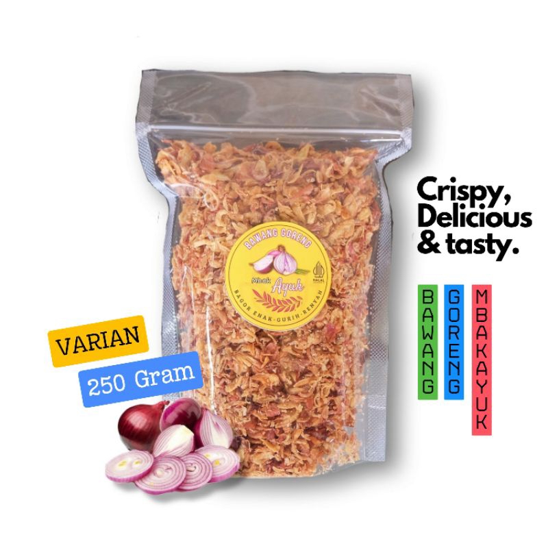 

BAWANG MERAH GORENG ORI - TERJANGKAU ISI (250 Gram) RENYAH
