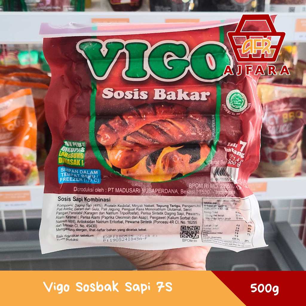 

Vigo Sosbak Sapi 12s 500 gram/Vigo Sosbak Sapi 7s 500 gram