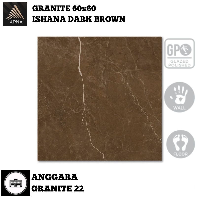 Granit 60x60 Arna Ishana Dark Brown