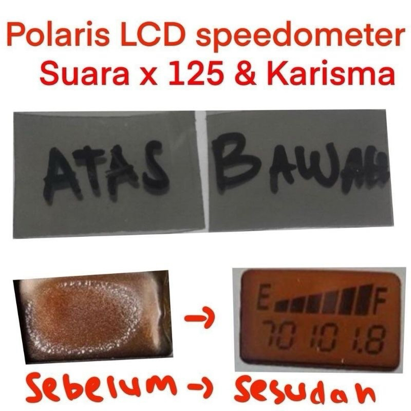 Polaris speedometer suprax 125 karisma polarizer Supra x 125 polariz karisma Polaris lcd bensin spee