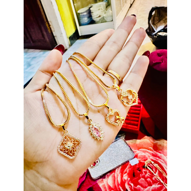 kalung milano ori xuping untuk dewasa panjang 45centi dengan model dan warna mirip emas asli