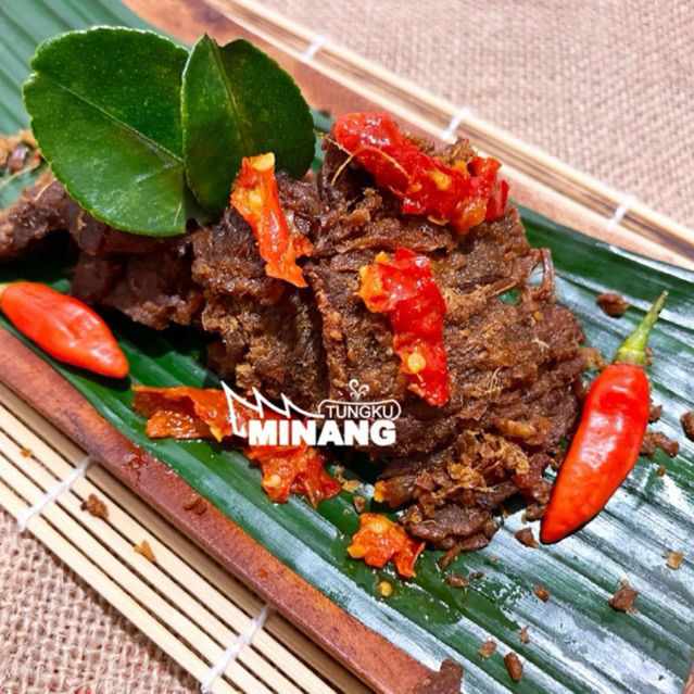 

Dendeng Kering Krispi & Basah Daging Sapi 250gr - Tungku Minang