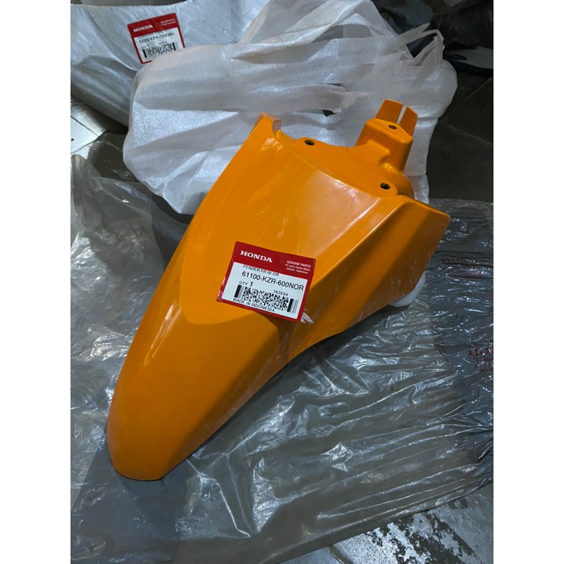 Spakbor Depan Vario Techno 125 Bohlam KZR 2012 - 2014 Orange ori original 61100kzr600nor