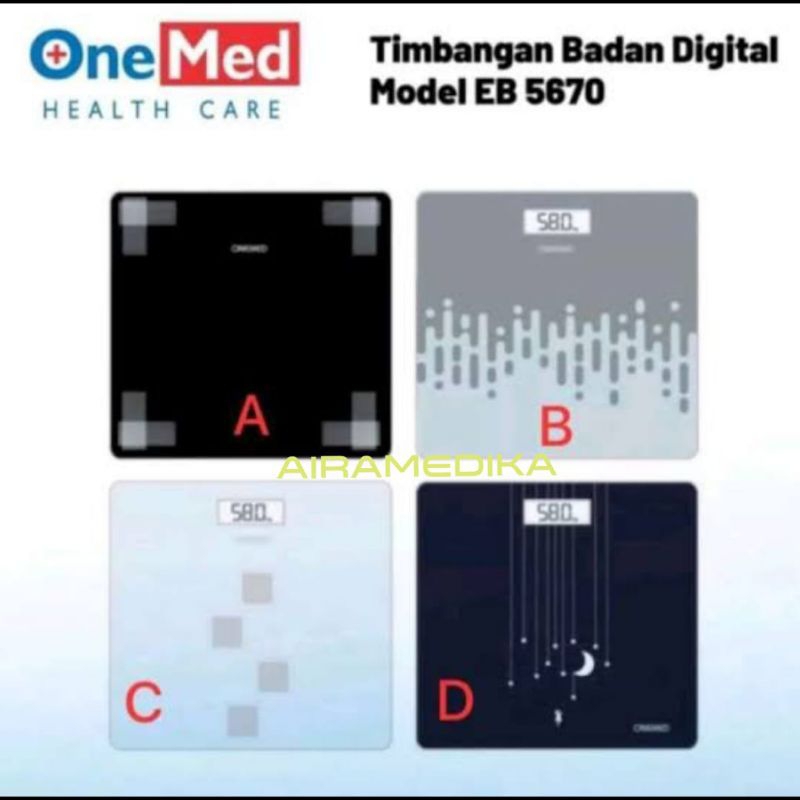 Timbangan Berat Badan Digital EB 5670 Onemed / Timbangan Digital Berat Badan Onemed EB 5670 / Timban