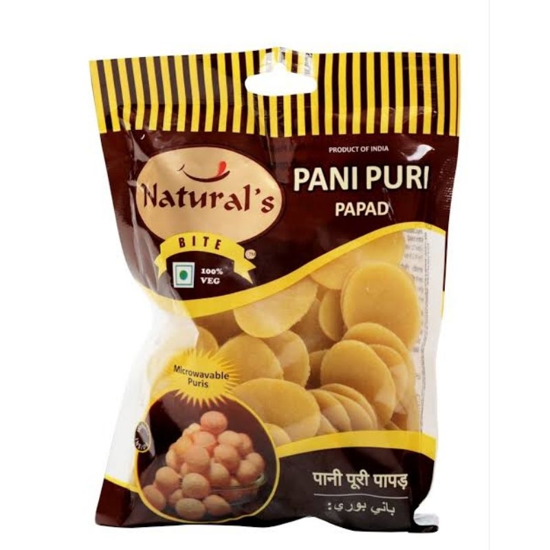 

Natural's pani puri papad(kerupuk pani puri) 200gr