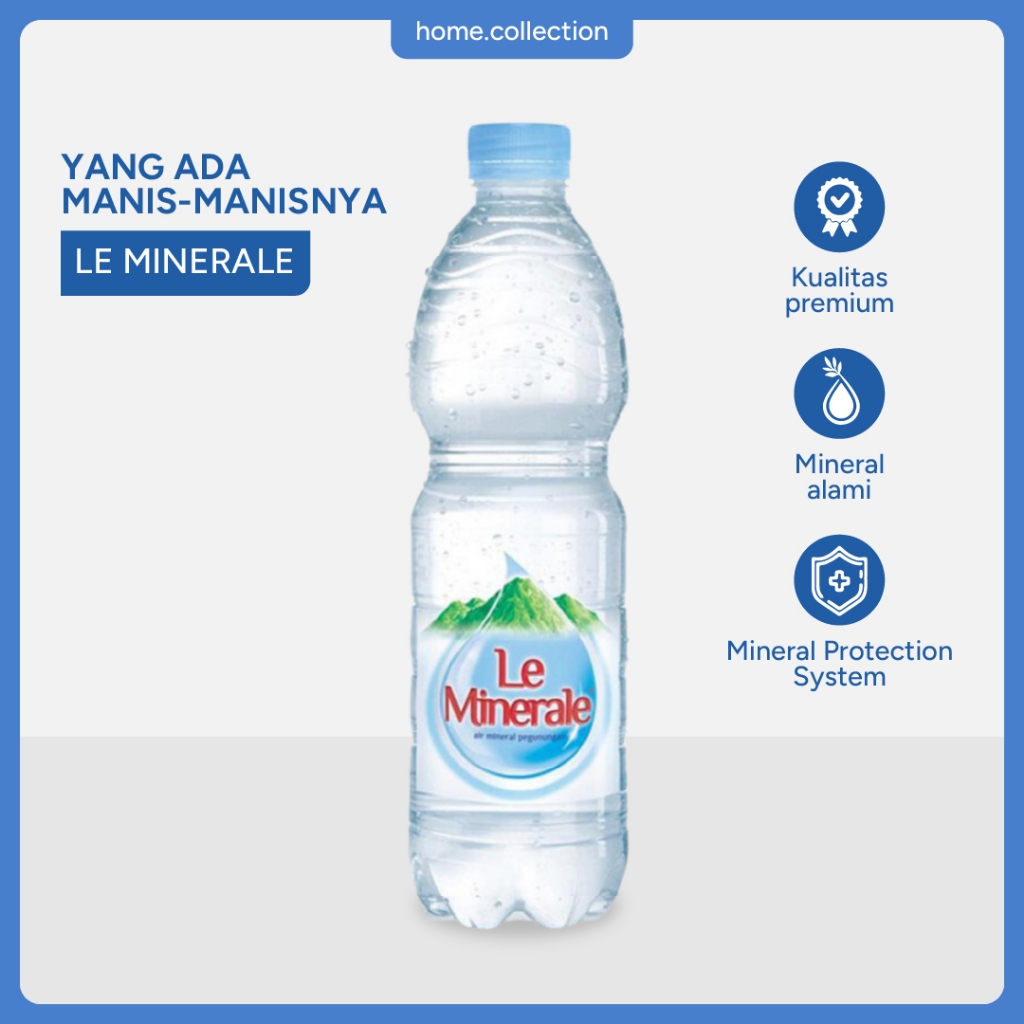 

Le Minerale Air Minum 330 ML 600 ML 1,5L Galon