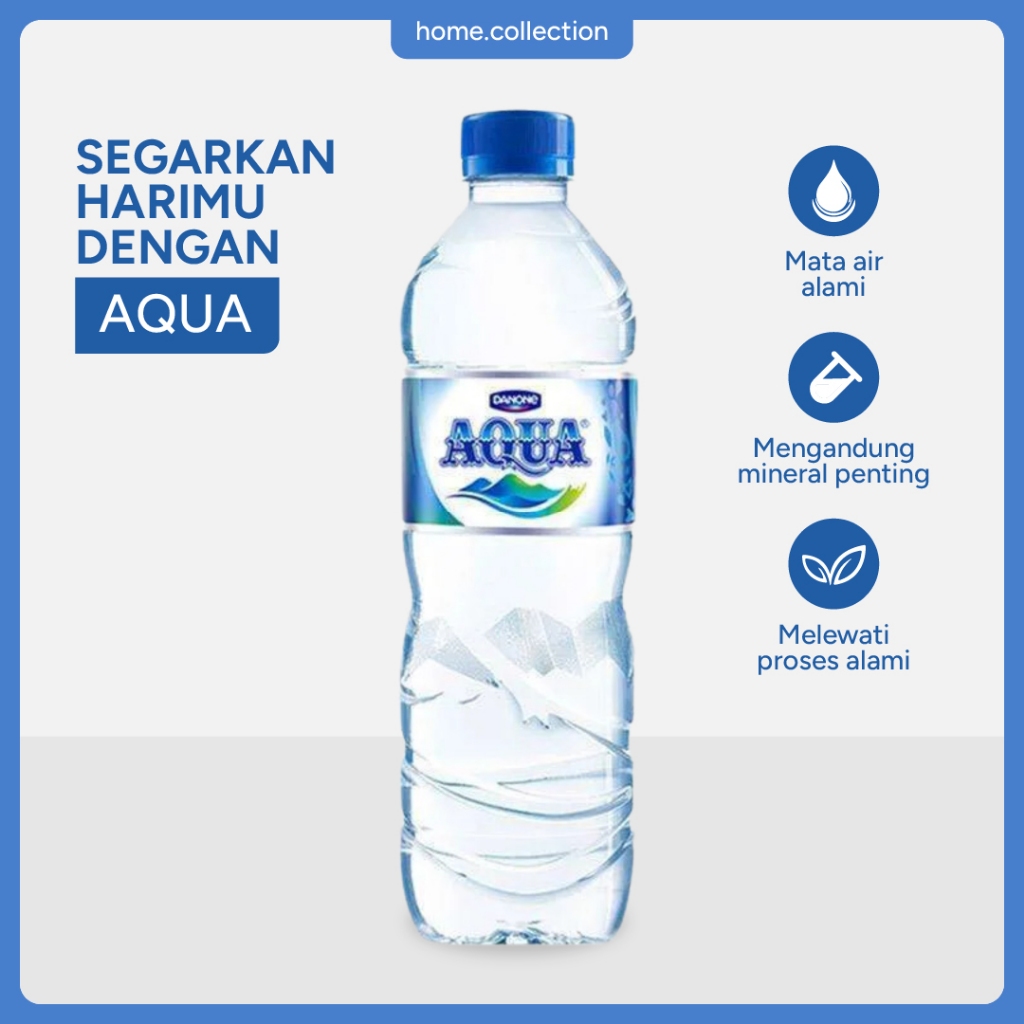 

Aqua Air Minum 1 Dus 600 ML x 24 Botol