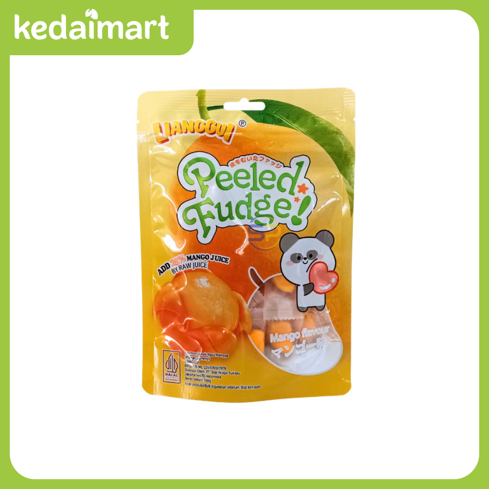 

Lianggui Permen Kupas Peeled Fudge Rasa Mangga 108 Gram