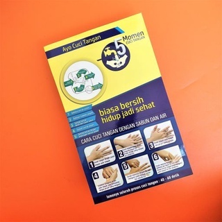 

Stiker 5 Momen Cuci Tangan - Stiker Bahan Chromo