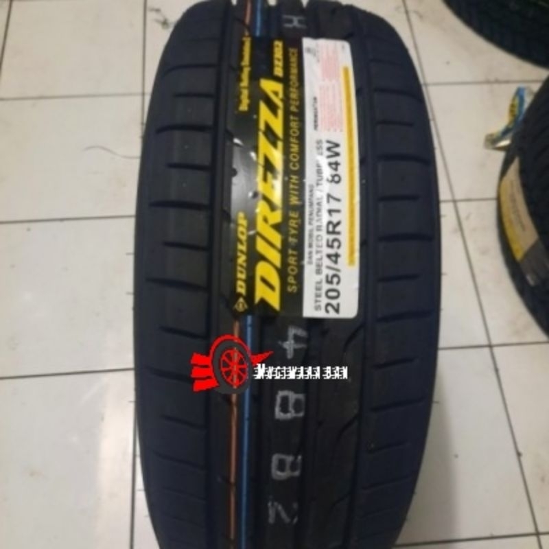 BAN MOBIL DUNLOP 205 45 R17 DIREZZA TUBELESS