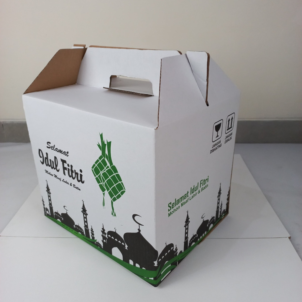

10 Pcs Box Parcel Hampers Idul Fitri Uk 40x30x30cm Packaging Eid Mubarak Dus Lebaran