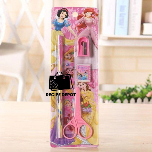 

Paket Alat Tulis Pena Pen Pencil Penggaris Rautan Penghapus Karakter Kartun Lucu Aksesoris Peralatan Sekolah Anak