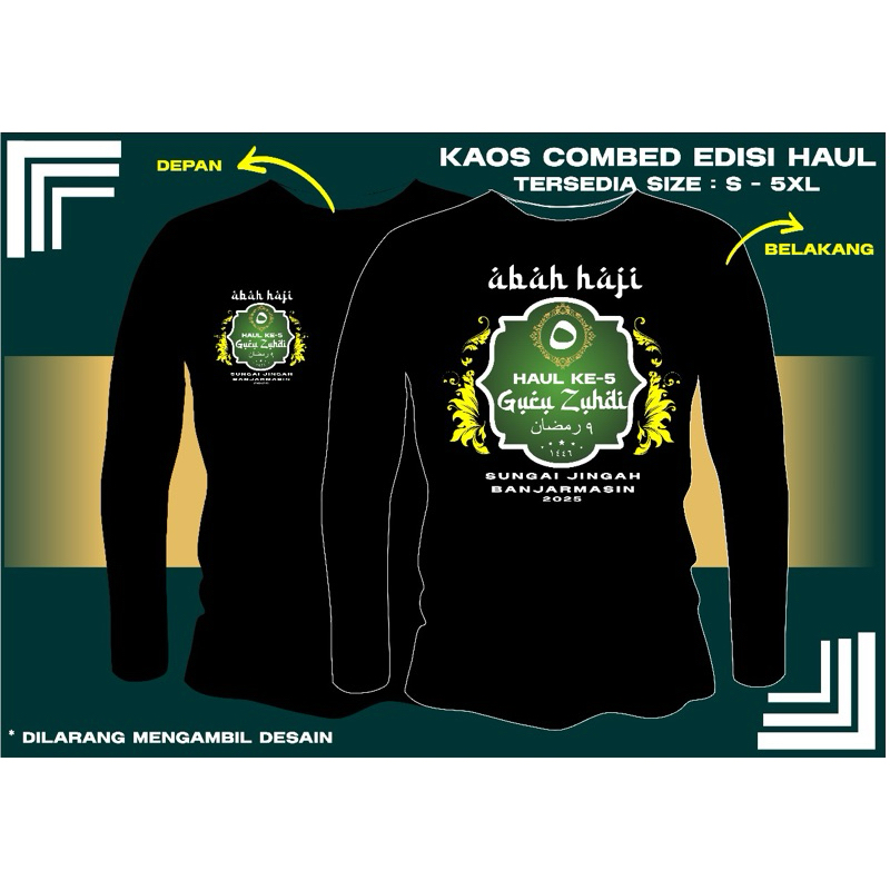 Kaos Haul Guru zuhdi