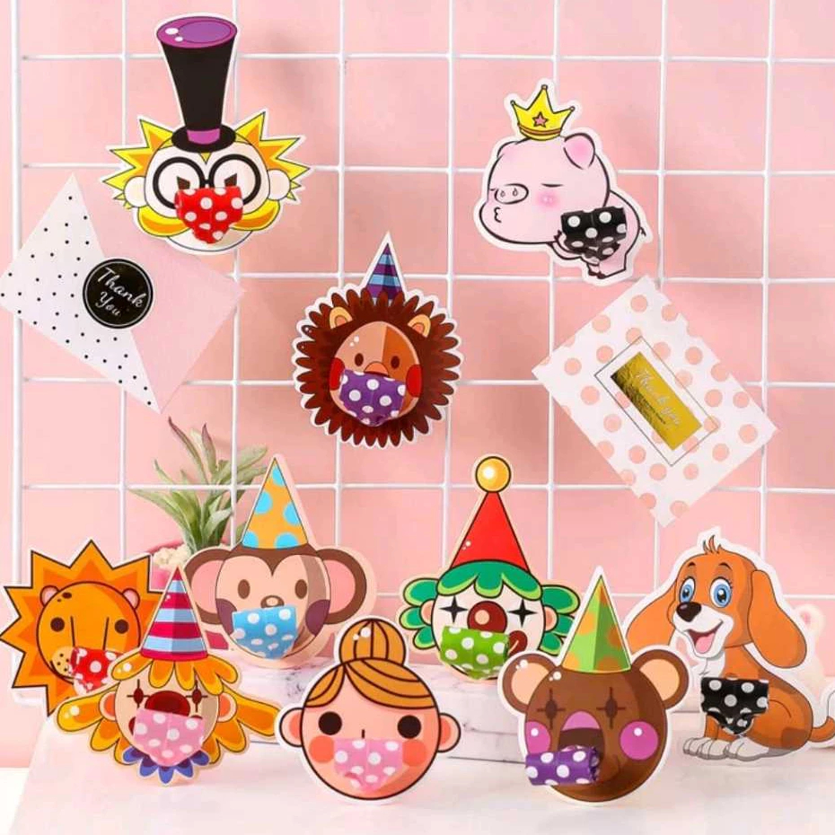[10pcs] Terompet Peluit Mini Mainan Anak Isi 10pcs