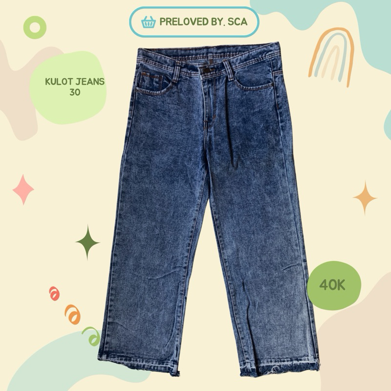 PRELOVED KULOT JEANS