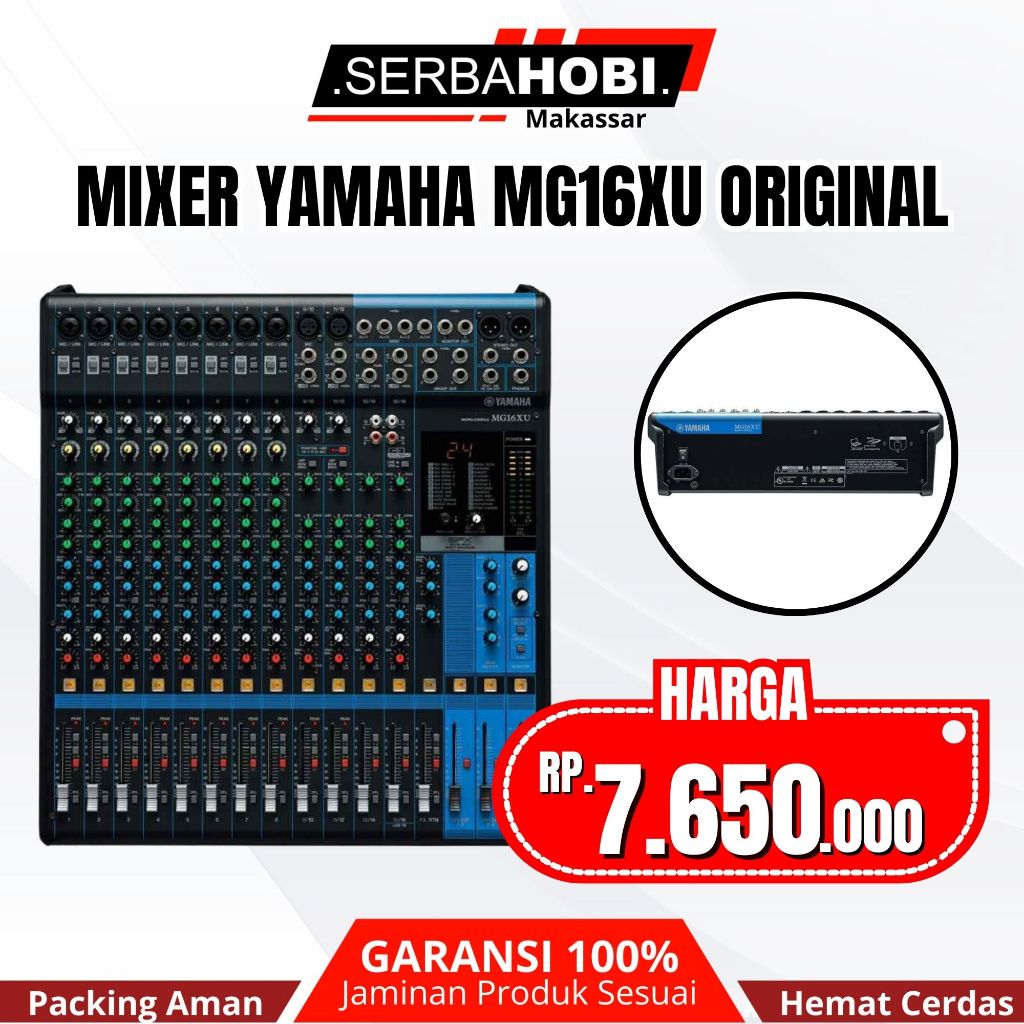 Mixer 16 Channel Yamaha MG16XU ORIGINAL