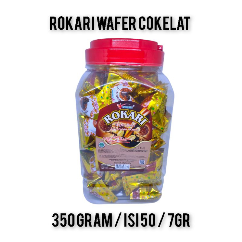 

Rokari 350 gram / Rokari Toples / Rokari Wafer Cokelat