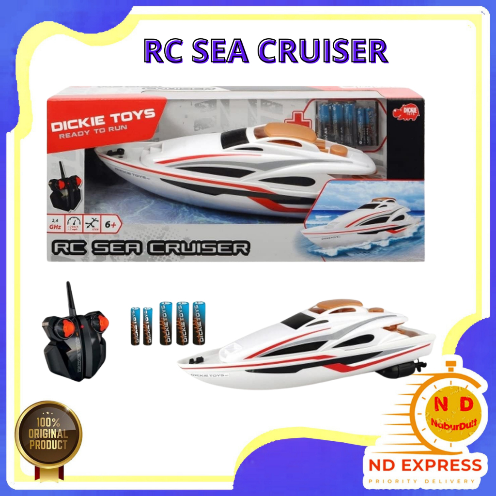 RC Sea Cruiser Super Cepat||Kapal Remote Control Siap Pakai untuk Aksi di Air|