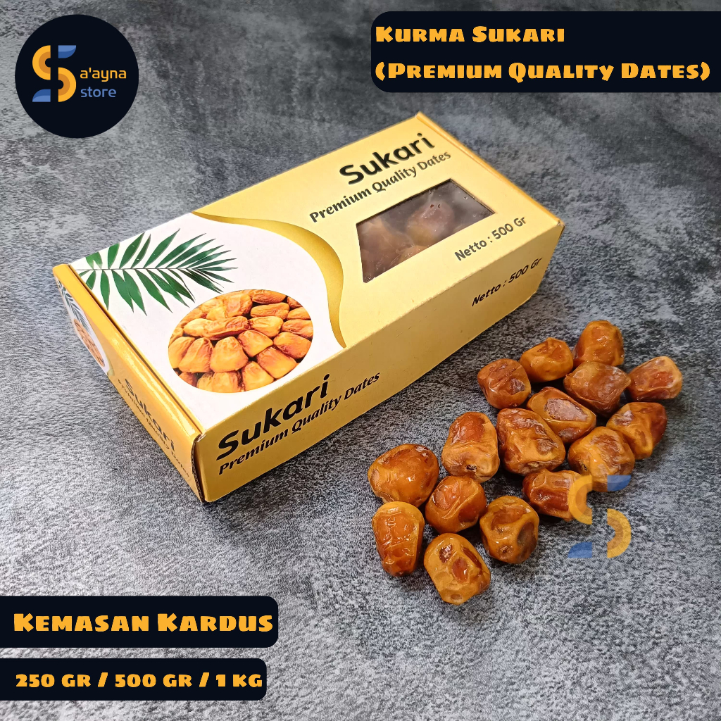 

Kurma Sukari 500gr x 12pcs - Sukari 500gr 1 karton