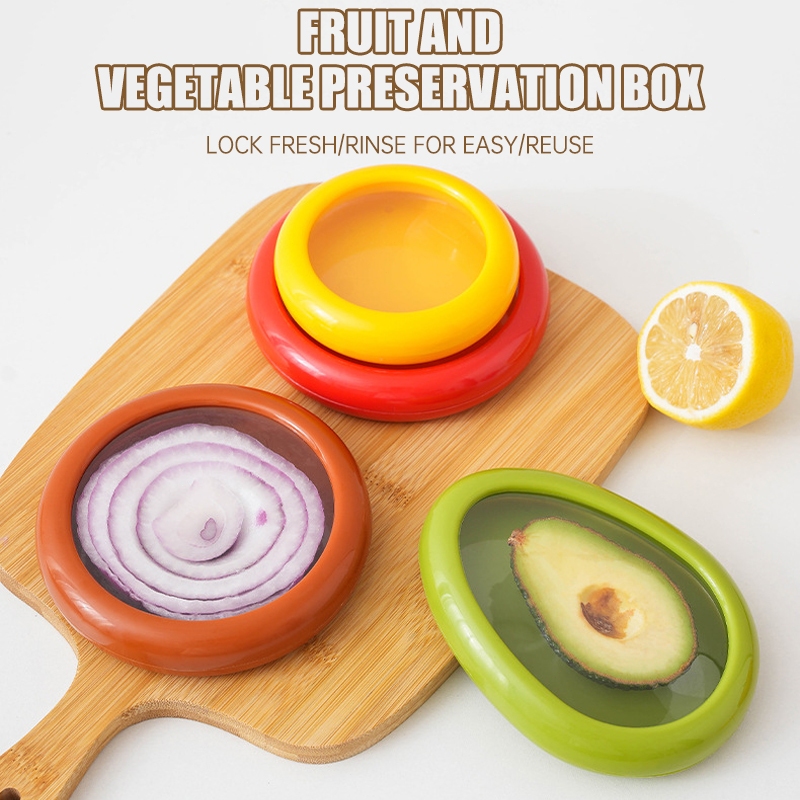 Kotak Penyimpanan Transparan Reusable Untuk Buah Dan Sayuran Storage Kulkas