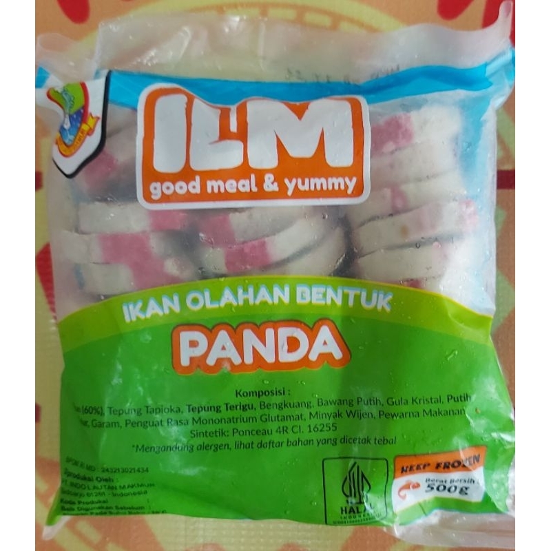 

ILM ikan olahan berbentuk Panda, Bintang dan Kulit/Burger