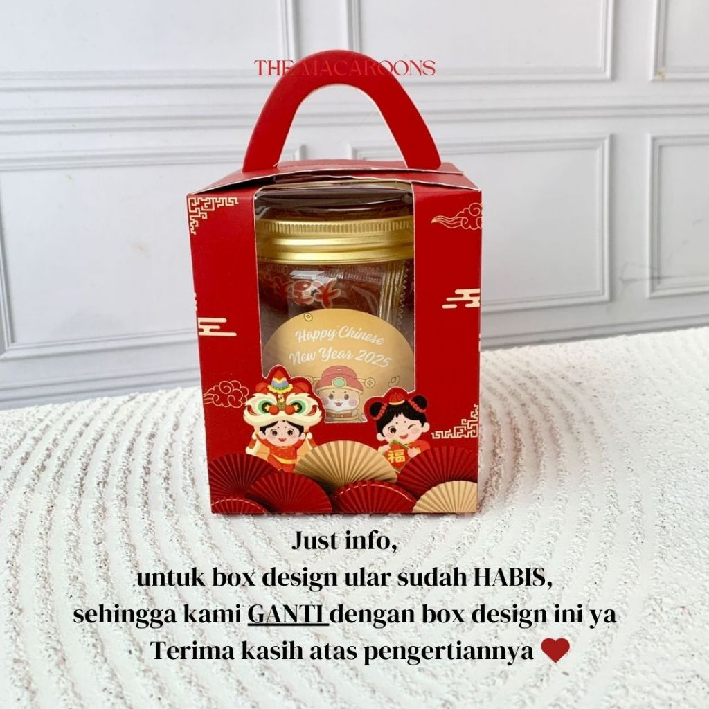 

Promo 7.7 Hampers Imlek isi 1 Jar Kue Kering - Parcel Souvenir Sincia Chinese and Lunar New Year