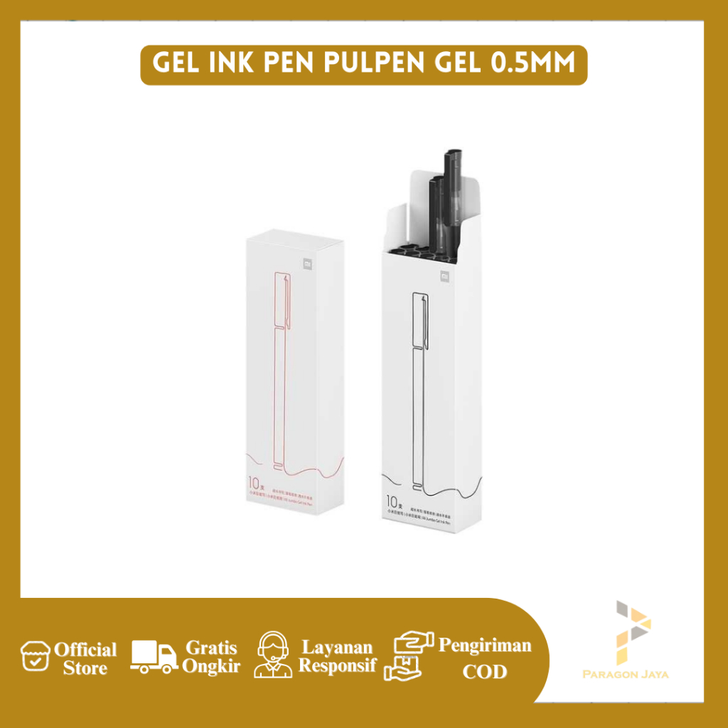 

Mi Jumbo Gel Ink Pen Pulpen Gel 0.5mm