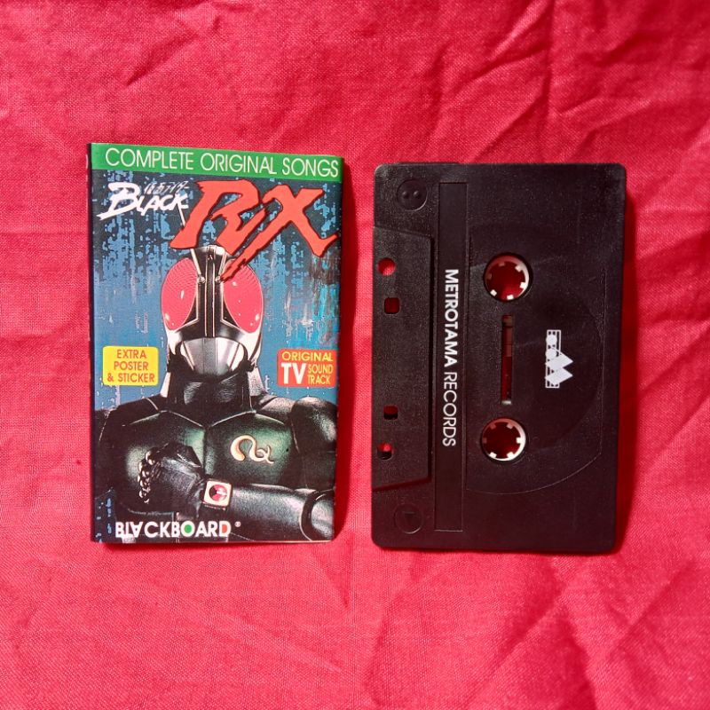 Kaset Pita Ksatria Baja Hitam - Kamen Raider Black RX (ISI KASET KAMEN RAIDER BLACK DUBBING BAHASA I