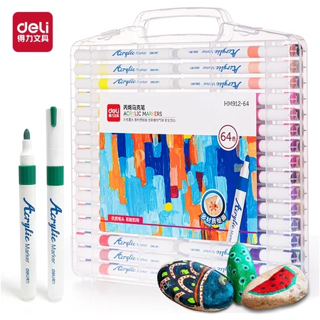 

Deli Spidol Akril / Acrylic Marker 64 Color HM912