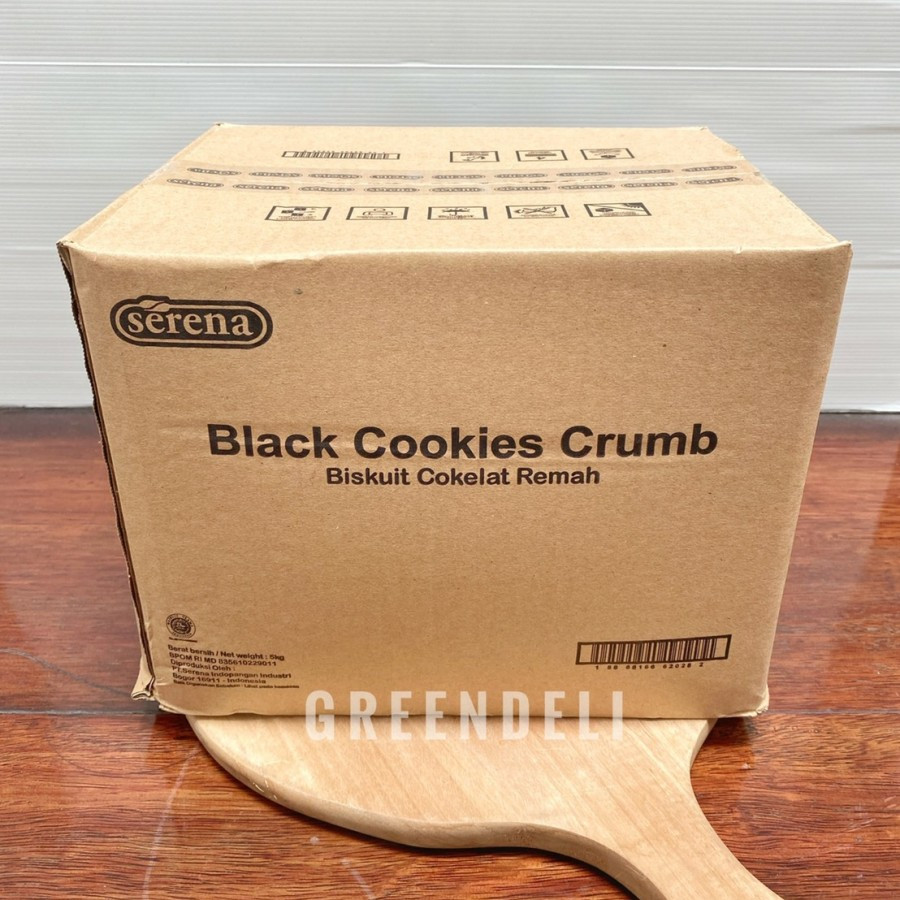 

Black Cookies Crumb / Biskuit Cokelat Remah Serena repack 250gr