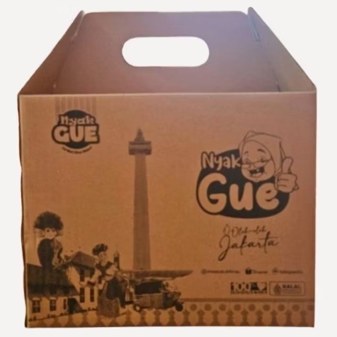 

Kardus Jinjing Exclusive Nyak Gue Oleh-Oleh Jakarta Khas Betawi