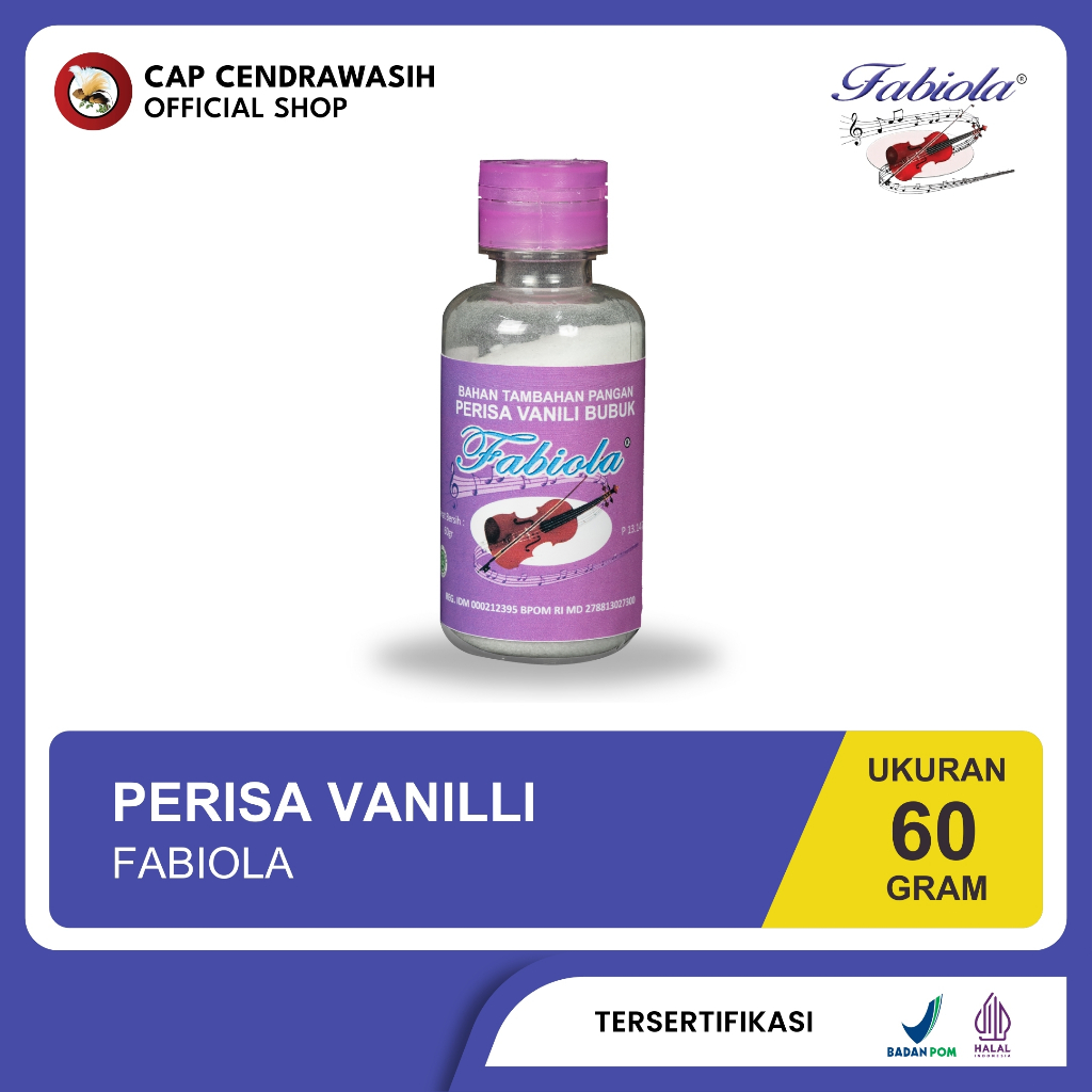 

Fabiola Perisa Vanilli 60gr