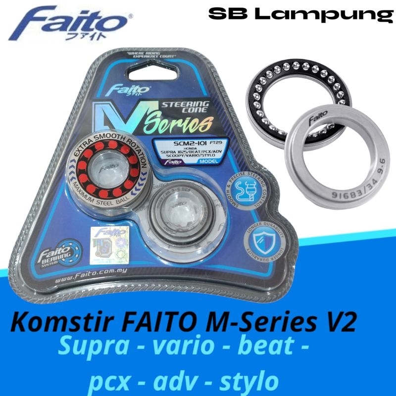 Komstir FAITO M-Series V1 V2 Vario Beat PCX ADV Stylo Supra Kharisma Grand smooth