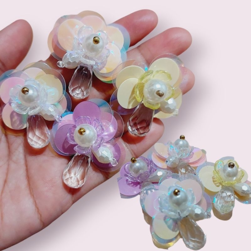 aplikasi bunga payet 3d/ bros bunga 3d